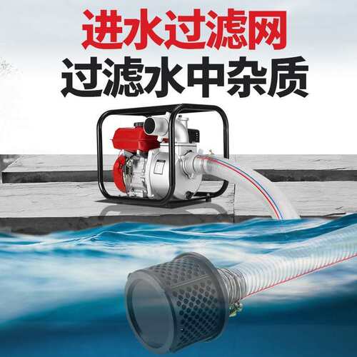 Hand lifted gasoline engine pump