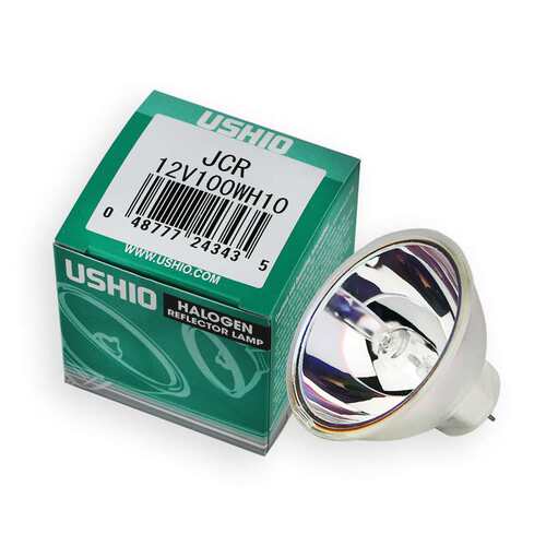 优秀卤素灯杯USHIO JCR 12V100WH10长寿命光学仪器灯泡12V100WH10