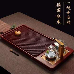 德国电木茶盘家用茶盘套装带电磁炉全自动一体泡茶具简约茶台大号
