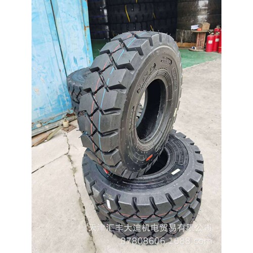 供应3-3.5吨叉车前轮后轮轮胎650-10/28x9-15叉车加强型充气轮胎