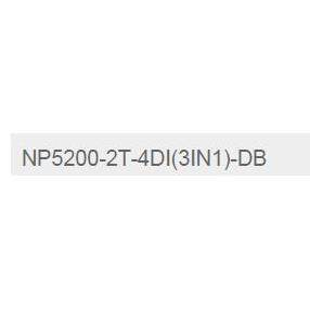 NP5200-2T-4DI(3IN1)-DB 三旺 4路串口RS232RS485转2路电口安全型