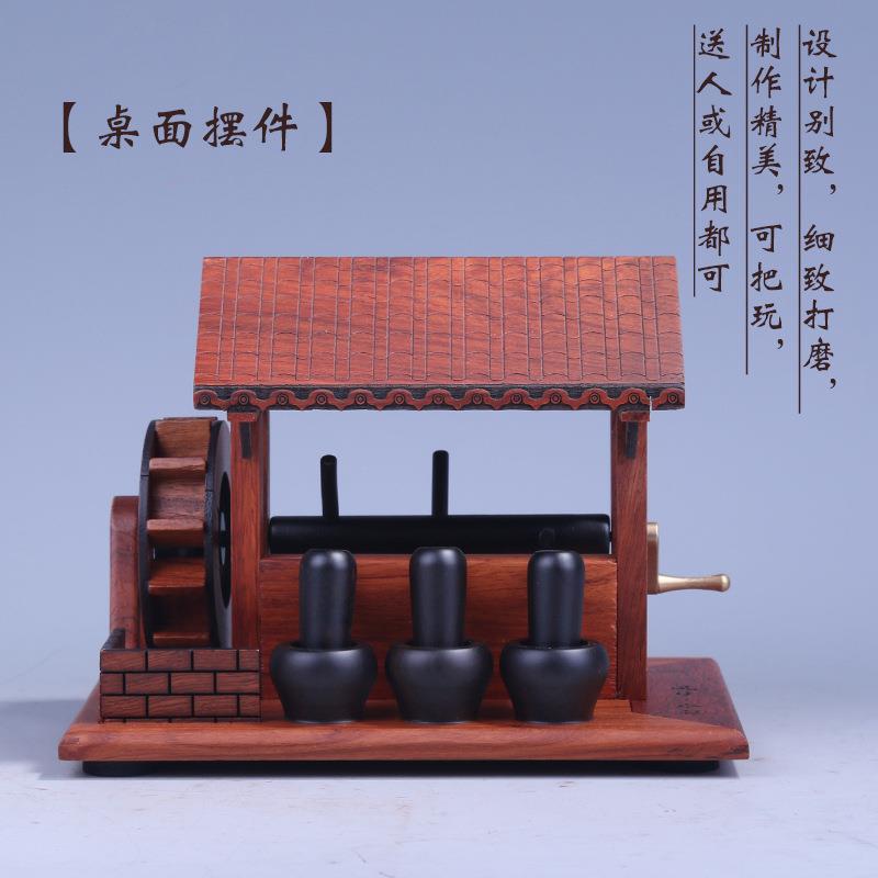 厂家直销 缅花精雕实木工艺摆件 客厅书房办公室多种桌面精美摆件