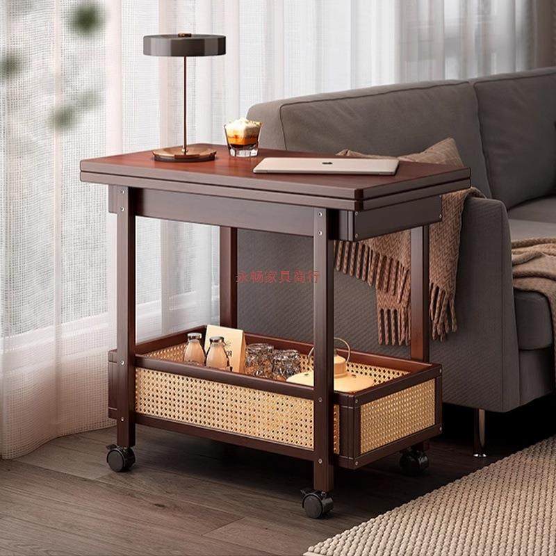 沙发边几可移动茶几非实木边柜客厅中古小推车卧室床边桌折叠小桌,鲜花速递/花卉仿真/绿植园艺,割草机/草坪机,淘宝优惠券,粉丝福利购,淘宝优惠卷