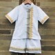 泼水节儿童舞蹈演出服套装 男童少数民族云南服饰西双版 纳傣族服装