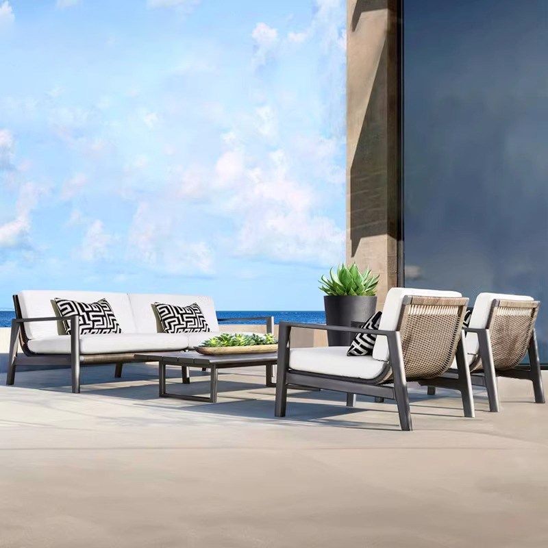 户外庭院沙发实木藤椅别墅露台花园阳光房酒店民宿室外休闲藤编椅,住宅家具,户外沙发,淘宝优惠券,粉丝福利购,淘宝优惠卷