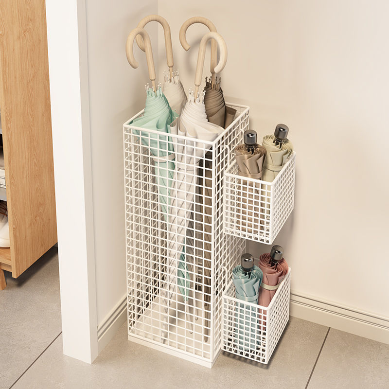 新款 雨伞收纳家用门口放伞神器大容量伞架伞桶商用沥水收纳筒瑜