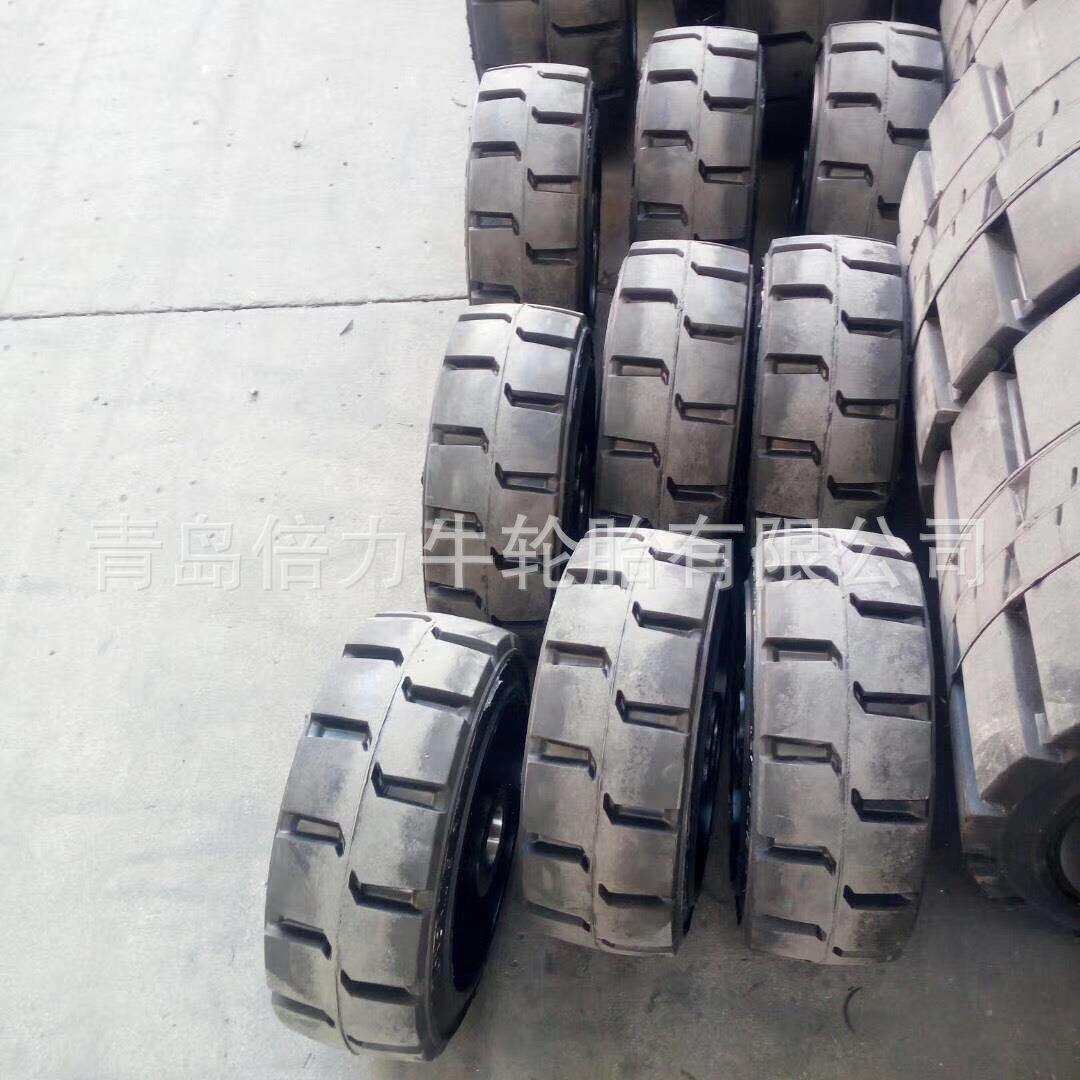 平板拖车轮胎18x7x12 1/8 18x9x12 1/8 压配式实心轮胎