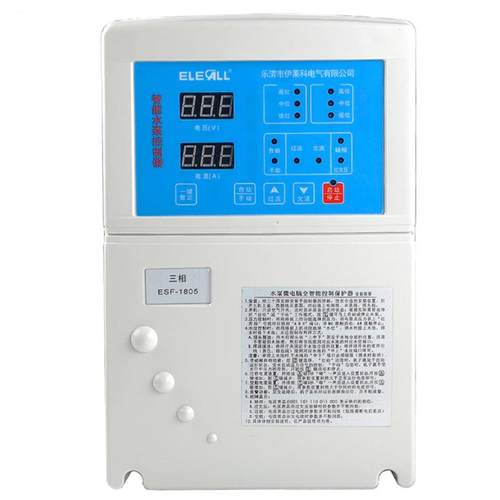 伊莱科ESF-1805C水泵控制器5KW三相智能带断路水位控制器保护器