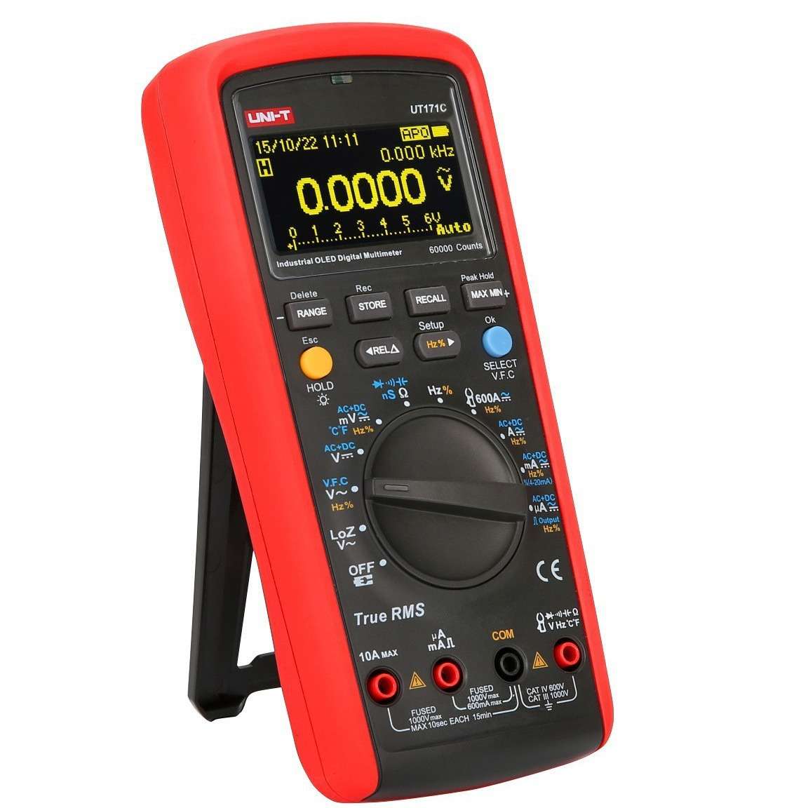 优利德UT171A/UT171B/UT171C工业数字万用表方波电导高精度万用表