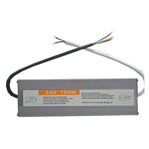 DC24V150WLED彩虹护栏管防水开关电源24V6.25A集中供电超薄电源
