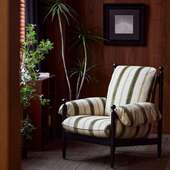 法式 复古赤乌椅中古风休闲椅客厅阳台懒人椅高靠背单人实木沙发椅