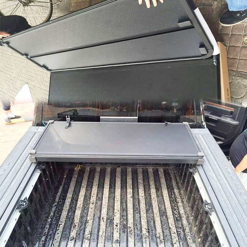 道奇公羊ram1500带边箱款改装皮卡后盖三折盖铝合金尾箱盖平板盖