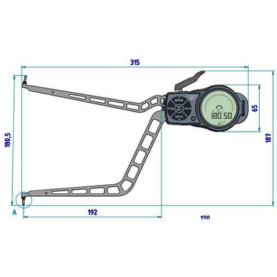 德国kroeplin指针式厚度测量卡规L4130