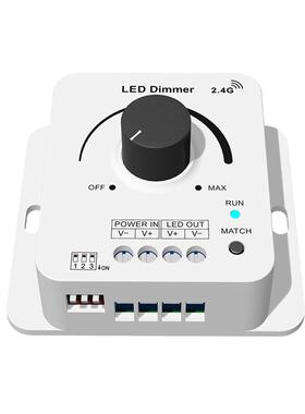 V1-KS DC12-48V旋钮调光LED控制器缓开缓灭PWM频率可选认证保5年