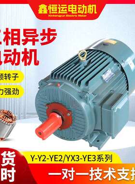 YE2-90S-2三相异步电动机2级1.5KW食品生产设备用低噪音电动机