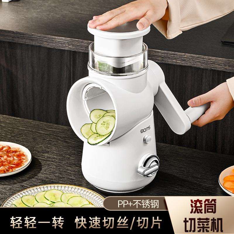 多功能暴风滚筒切菜器手动擦丝切片器 土豆萝卜刨丝切丝厨房神器