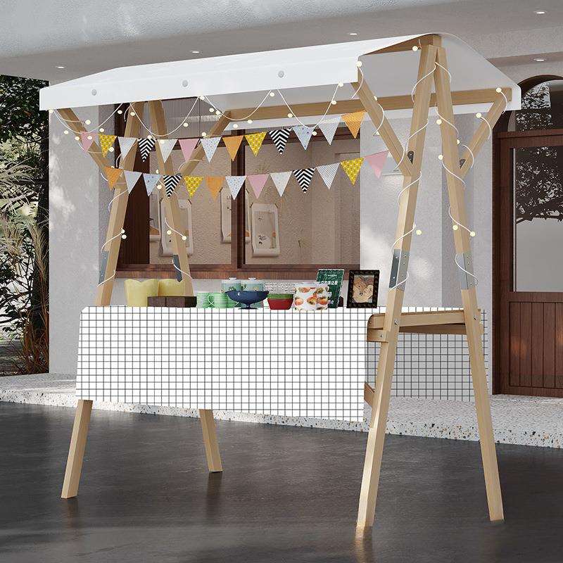 摆摊展示架可折叠推车夜市专用车花车集市市集摊位架子移动促销台