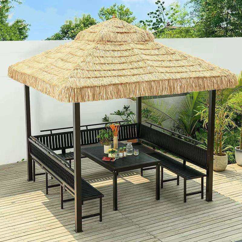 户外花园景观铝合金凉亭家用雨棚桌凳庭院农家乐遮阳棚桌椅厂家,鲜花速递/花卉仿真/绿植园艺,割草机/草坪机,淘宝优惠券,粉丝福利购,淘宝优惠卷