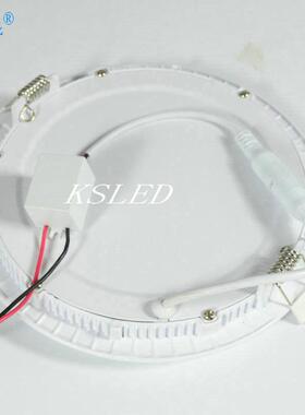 鑫凯晟直流12v薄款LED面板灯嵌入式圆形LED吸顶灯车船低压照明15w