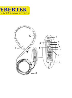 知用CP9060/120/121/300/301/600/601LF低频柔性电流探头罗氏线圈