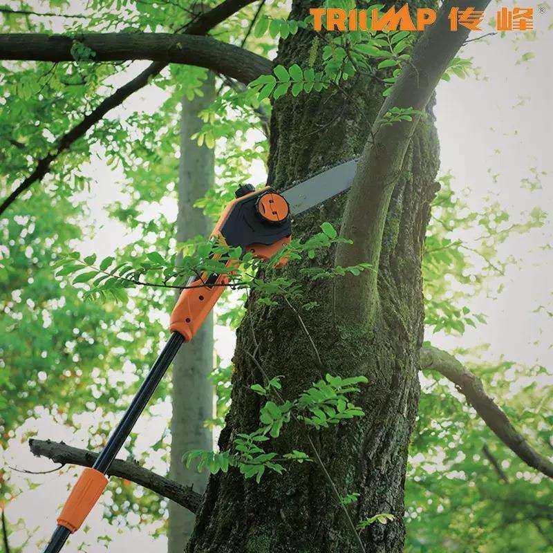 传峰58V充电式高枝锯 电动式电链锯 摘果器锯枝修枝锯锯树