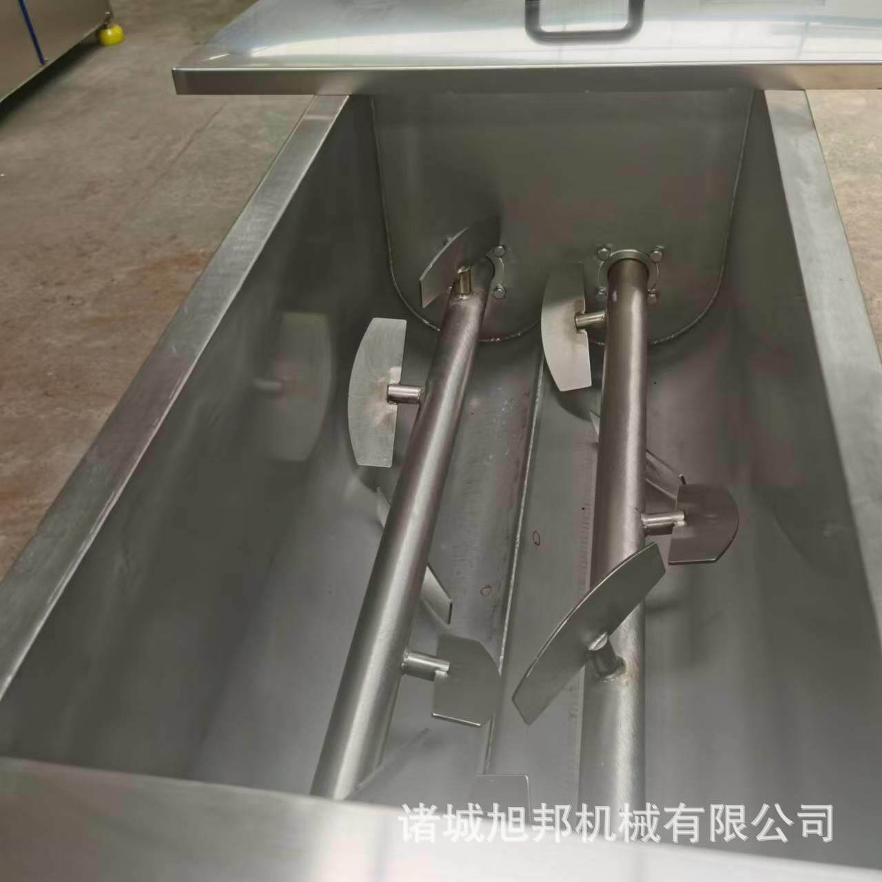 香肠红肠拌馅机 多功能双绞龙自动出料拌馅设备 鲜肉食品搅拌机