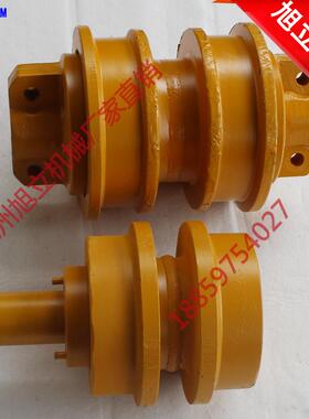 推土底盘四轮一带配件 卡特D5M双边支重轮 推土机承重轮