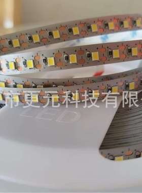 2835 120灯单色3000K 4000K 6000K裸板12V 8mm 一灯一剪LED灯带