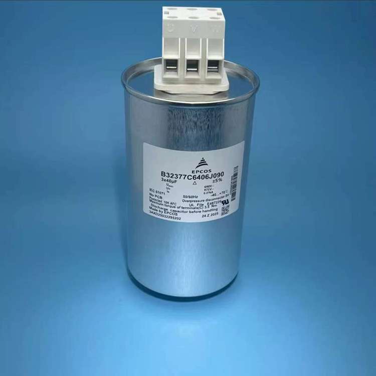全新 B32377C6406J090 3*40UF 690VAC 975V EPCOS 116*200 电容器