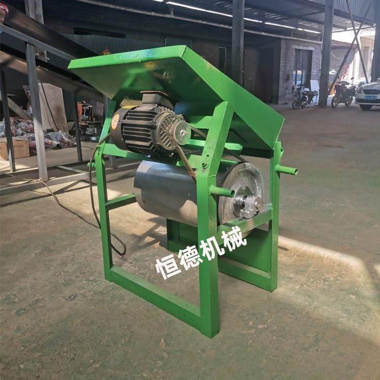 双滚磁选机梯形除铁机吸铁设备抛丸灰吸铁滚筒铜铁分离机多滚筒