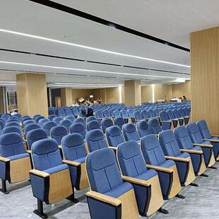 礼堂椅带小桌板连位椅连排椅会议室椅报告厅椅子扶手椅开会椅厂家