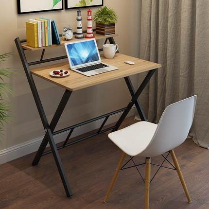 免安装折叠桌简约家用台式电脑桌笔记本桌简易办公桌子书桌写字台