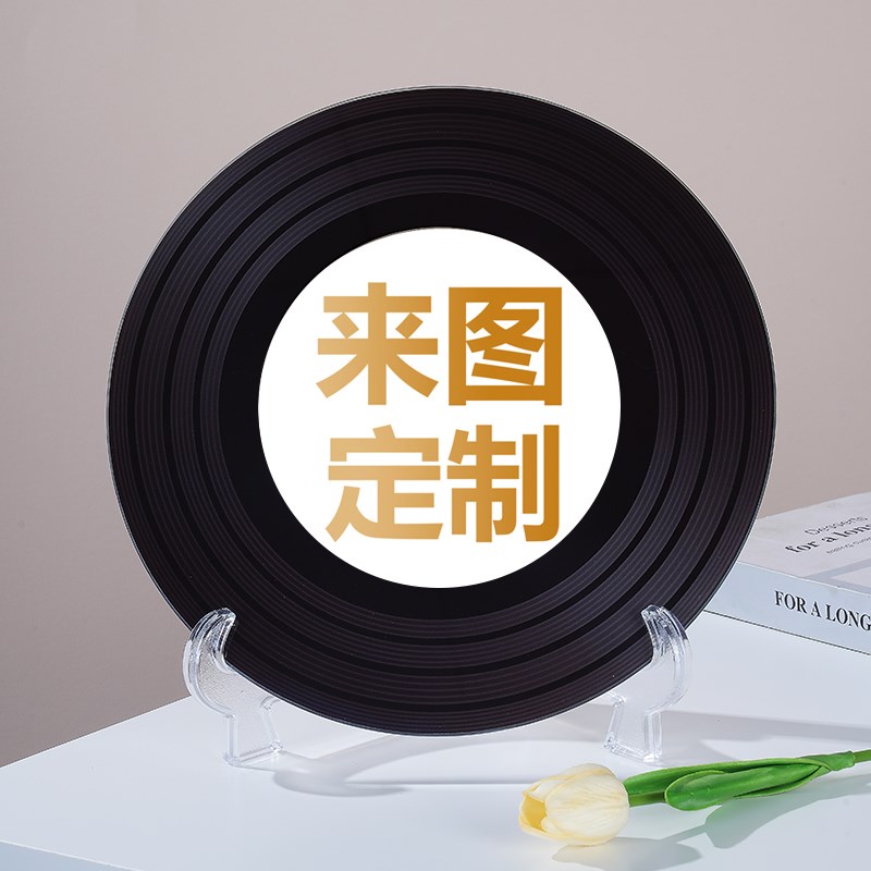 孙燕姿可定制黑胶唱片摆u件生日礼物创意个性家居装饰摆件电视柜