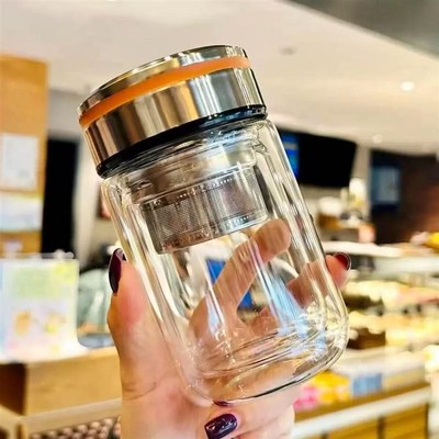 便携水杯玻璃袖珍小巧版口袋特小迷你杯咖啡茶杯杯子便Z杯版咖啡