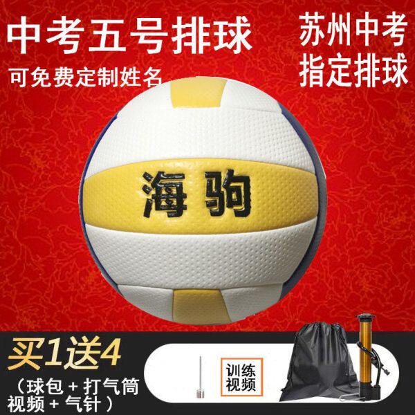 中学生纹姓名指苏州软皮球球可中考海号驹教学排球五定针定制5号