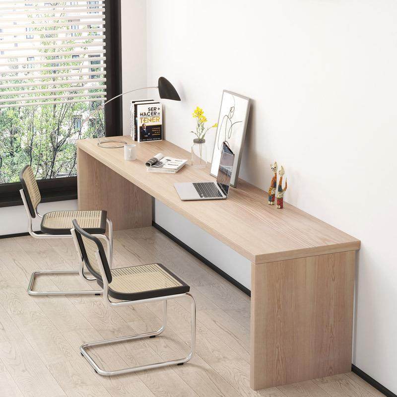 全实木书桌长条桌靠窗靠墙窄桌子写字台工作室卧室双人办公电脑桌,电子元器件市场,其它元器件,淘宝优惠券,粉丝福利购,淘宝优惠卷