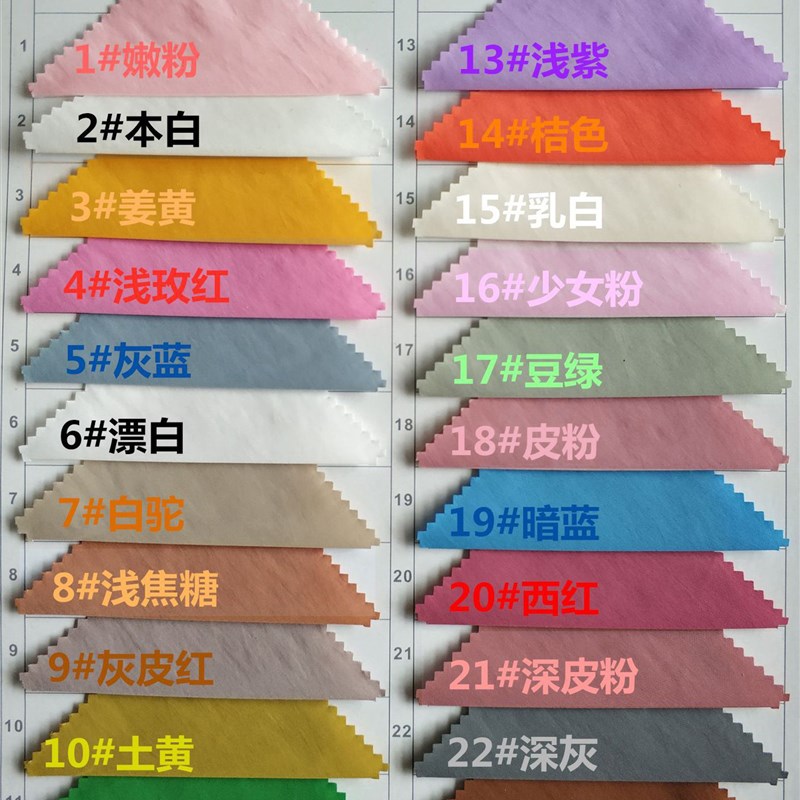 宝宝羽绒服面料儿童新款25D超薄 柔软【1860哑光锦涤纺】棉服布料