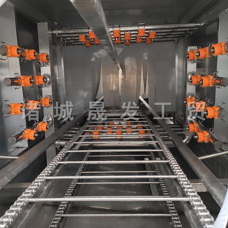 蛋糕筐子清洗机流水线 鸡蛋托盘清洗机 不锈钢容器具洗箱机