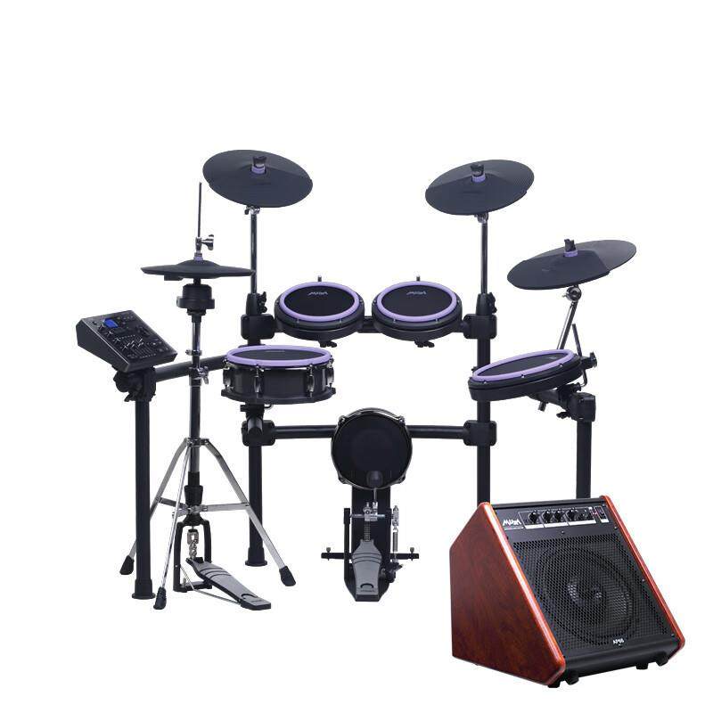 魔鲨美得理电子鼓网面成人舞台演出演奏电鼓 MZ726五鼓三镲