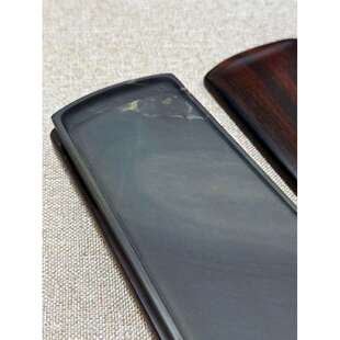 精品端砚三大名坑麻子坑砚台文房鱼脑冻天青书法用品端砚收藏品