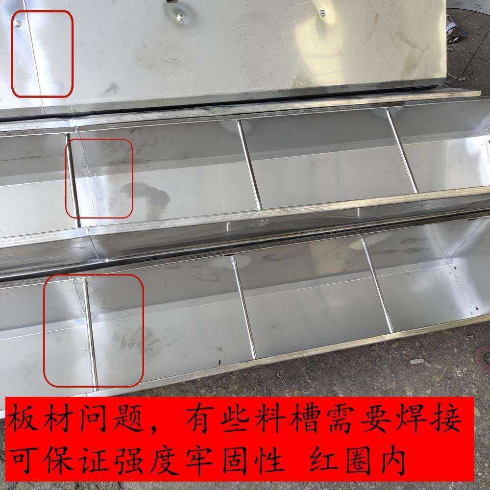 猪用不锈钢粥料槽饮水槽育肥通槽保育小猪大猪干湿料槽食槽扔梓