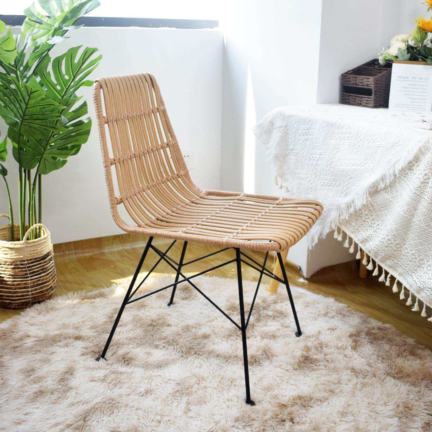 厂家直销户外桌椅藤编椅子藤椅餐桌椅露台庭院酒店室外家用阳台椅