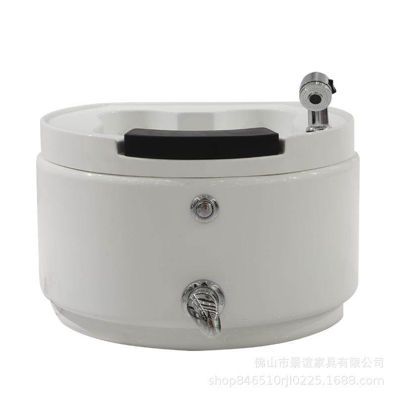亚克力水疗足浴盆玻璃钢美甲店修甲移动足疗彩灯冲浪洗浴盆泡脚池