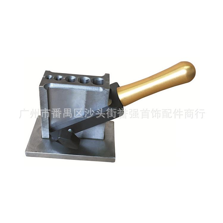 YUQIANG欧式两用平板+四方柱大油夹 平板与圆条油槽 金银首饰模具