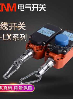 拉线开关LS-LX-Z安全紧急拉绳开关行程限位LS-LX-S手自动复位按钮