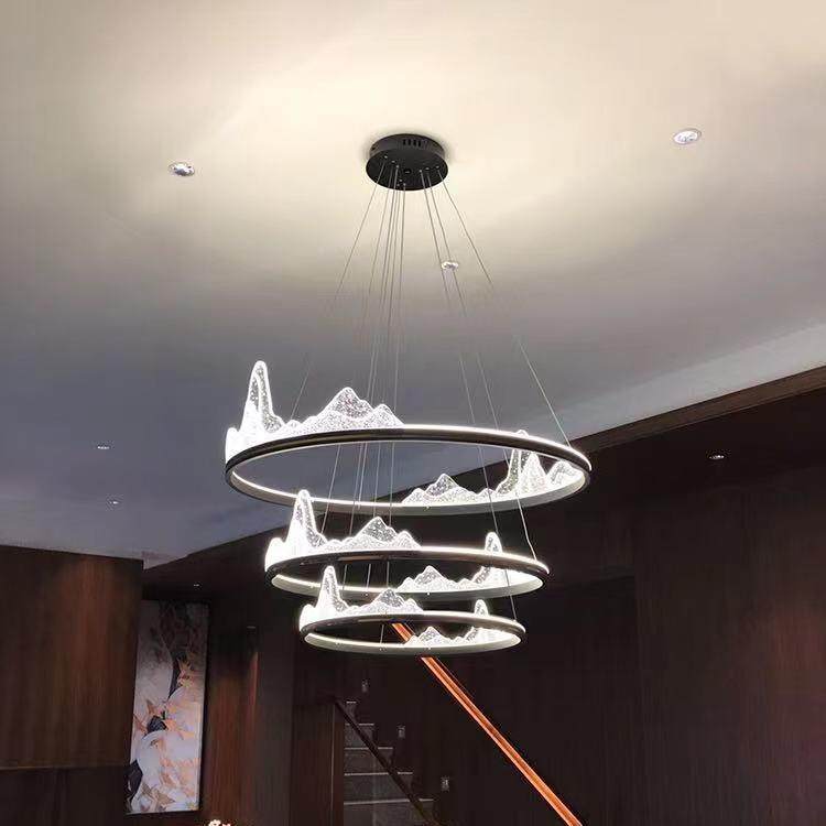 山水黑色新中式大客厅吊灯轻奢风简约北欧别墅广东中山主卧室灯具,鲜花速递/花卉仿真/绿植园艺,割草机/草坪机,淘宝优惠券,粉丝福利购,淘宝优惠卷