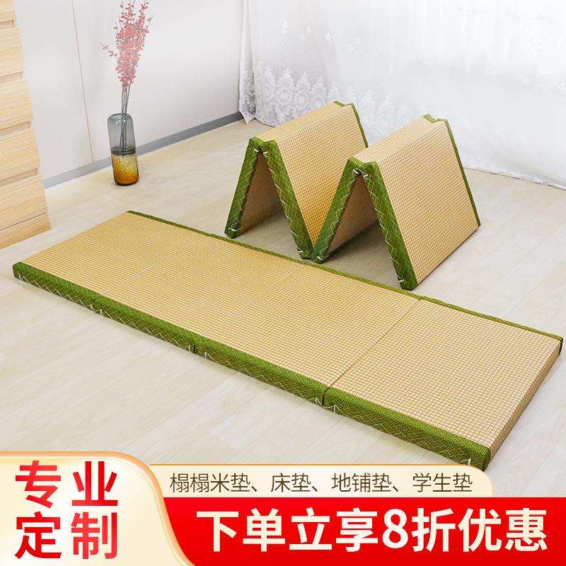 新款日式榻榻米垫子折叠床垫打地铺睡垫地垫尺寸炕垫子硬垫椰棕