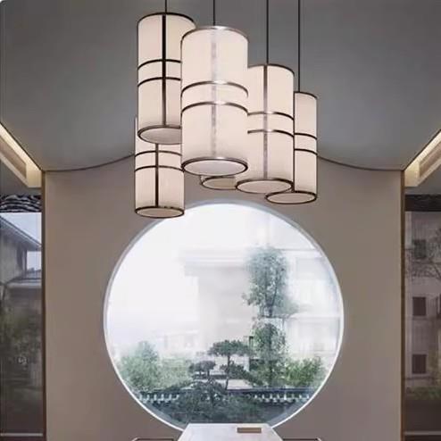 中式现代卧室床头小吊灯餐厅吧台茶室客厅走廊玄关餐饮卡座灯具