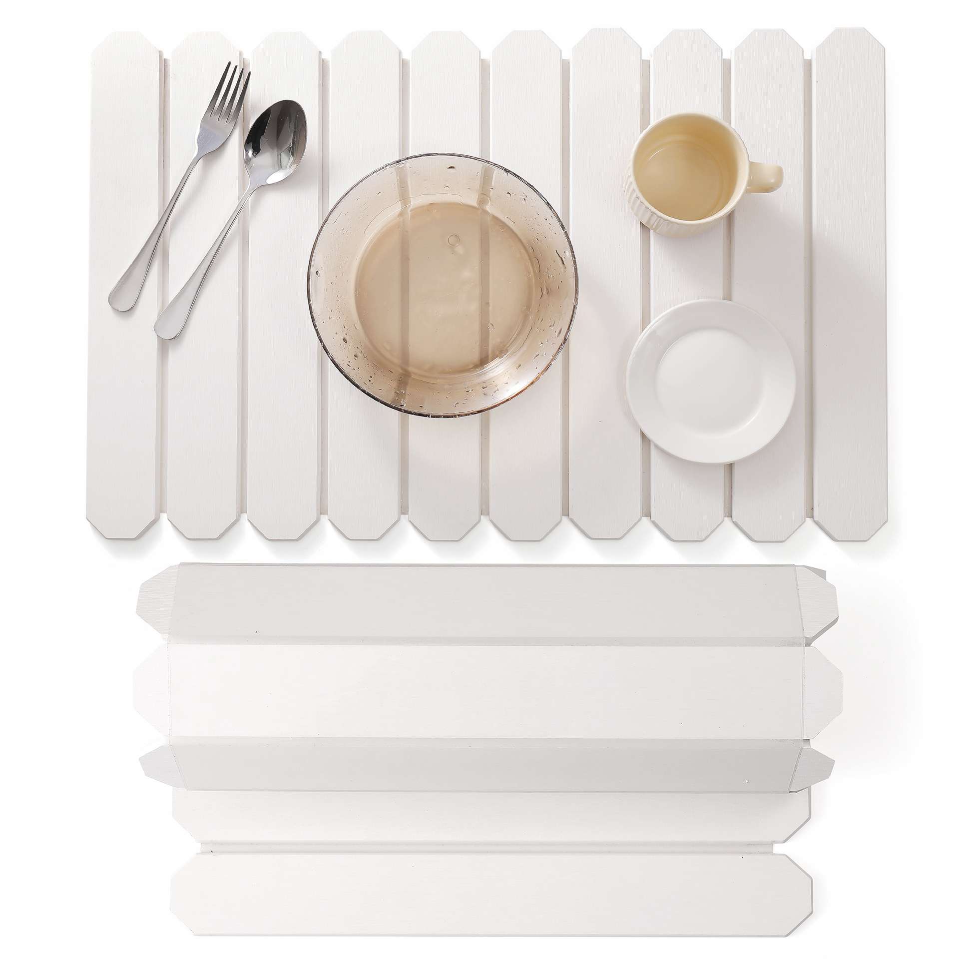 硅藻泥折叠吸水垫厨房橱柜即时干燥垫台面速干沥水垫浴室杯垫脚垫