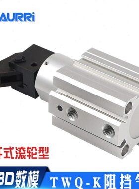 代替型杆32--滚轮15 气缸-40-W 10-亚德客 30T杠Q20B50阻挡式